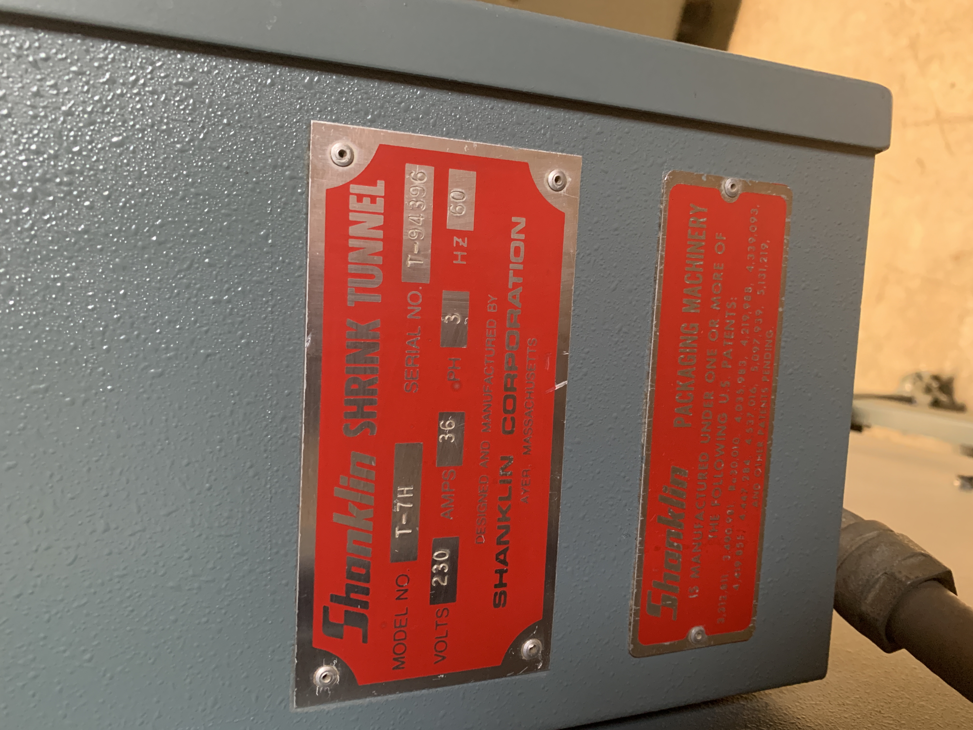 T7H T94396 Shanklin Model Tag